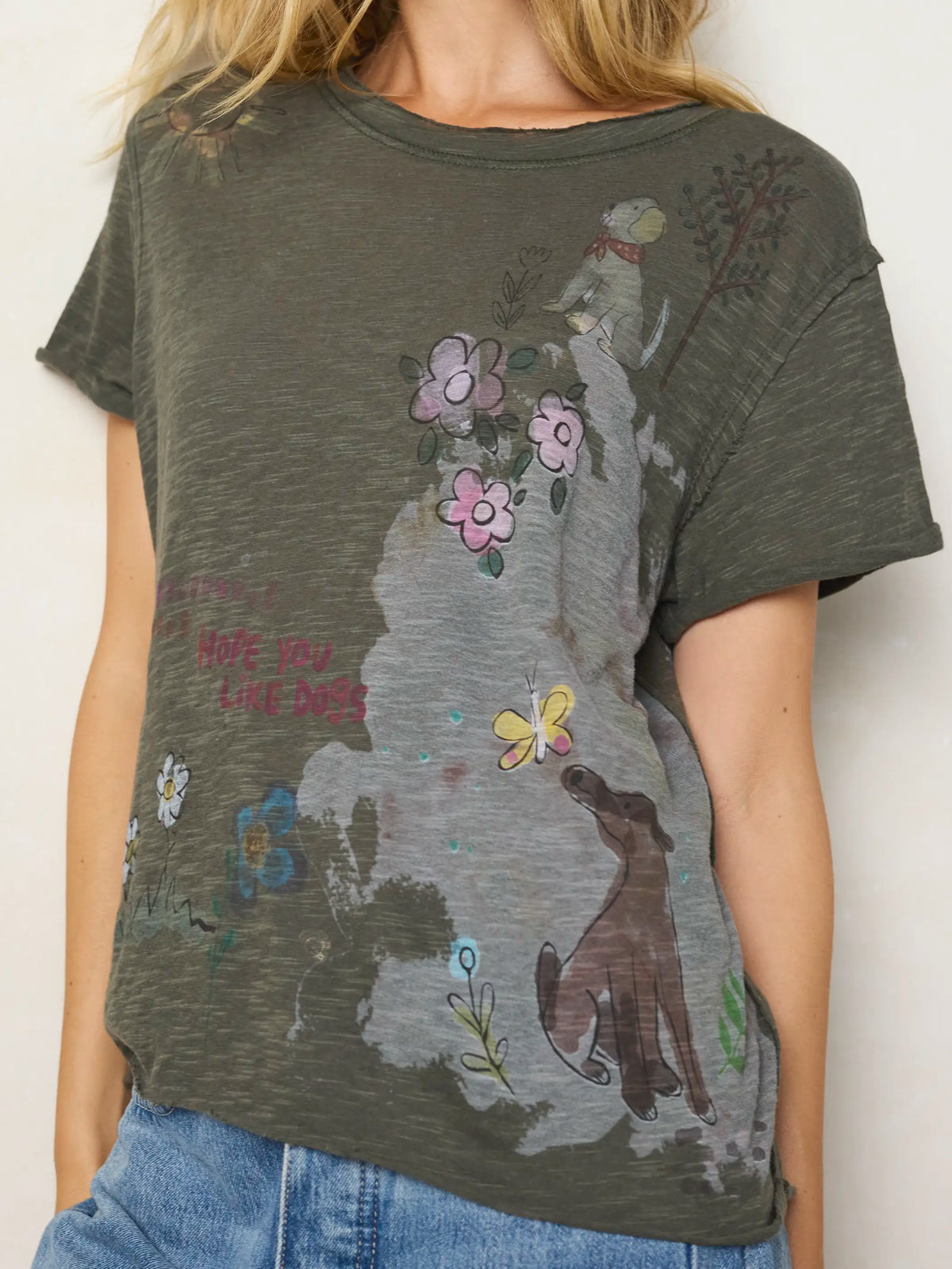 Aiden Cotton Icon Tee - Hope You Like Dogs