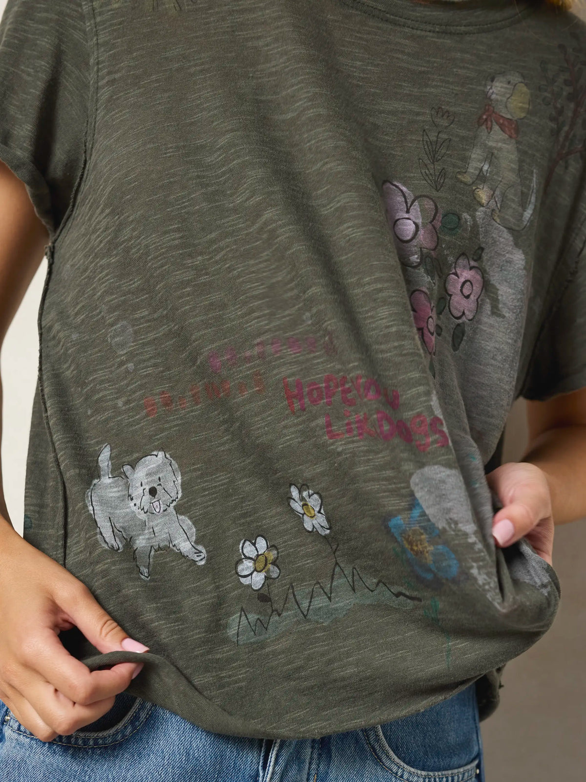 Aiden Cotton Icon Tee - Hope You Like Dogs