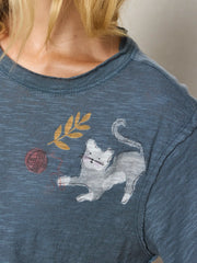 Aiden Cotton Icon Tee - I Love My Cats
