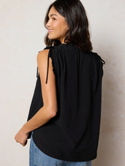 Ramona Sleeveless Top - Black