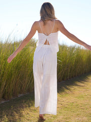 Ada Cotton Pants - White